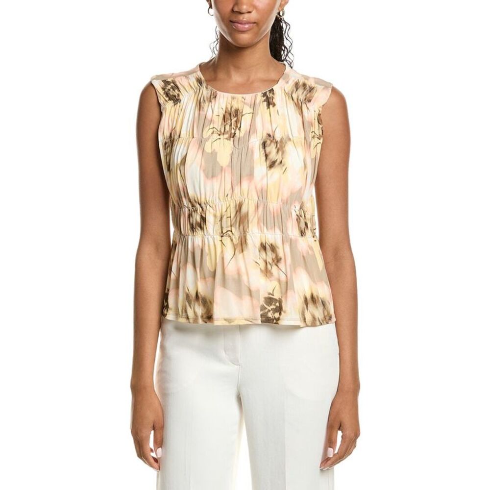 Kenneth Cole Womens Front Ruch Tank, Yellow